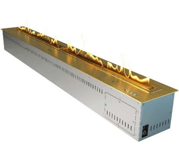Автоматический встраиваемый биокамин Airtone Andalle 1500, золото